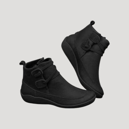 Maja | Damen Frühjahrs Lässige Knöchelriemen Stiefel