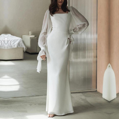Sabina | Damen Chic Kleid für Hochzeitsgäste mit Gürtel