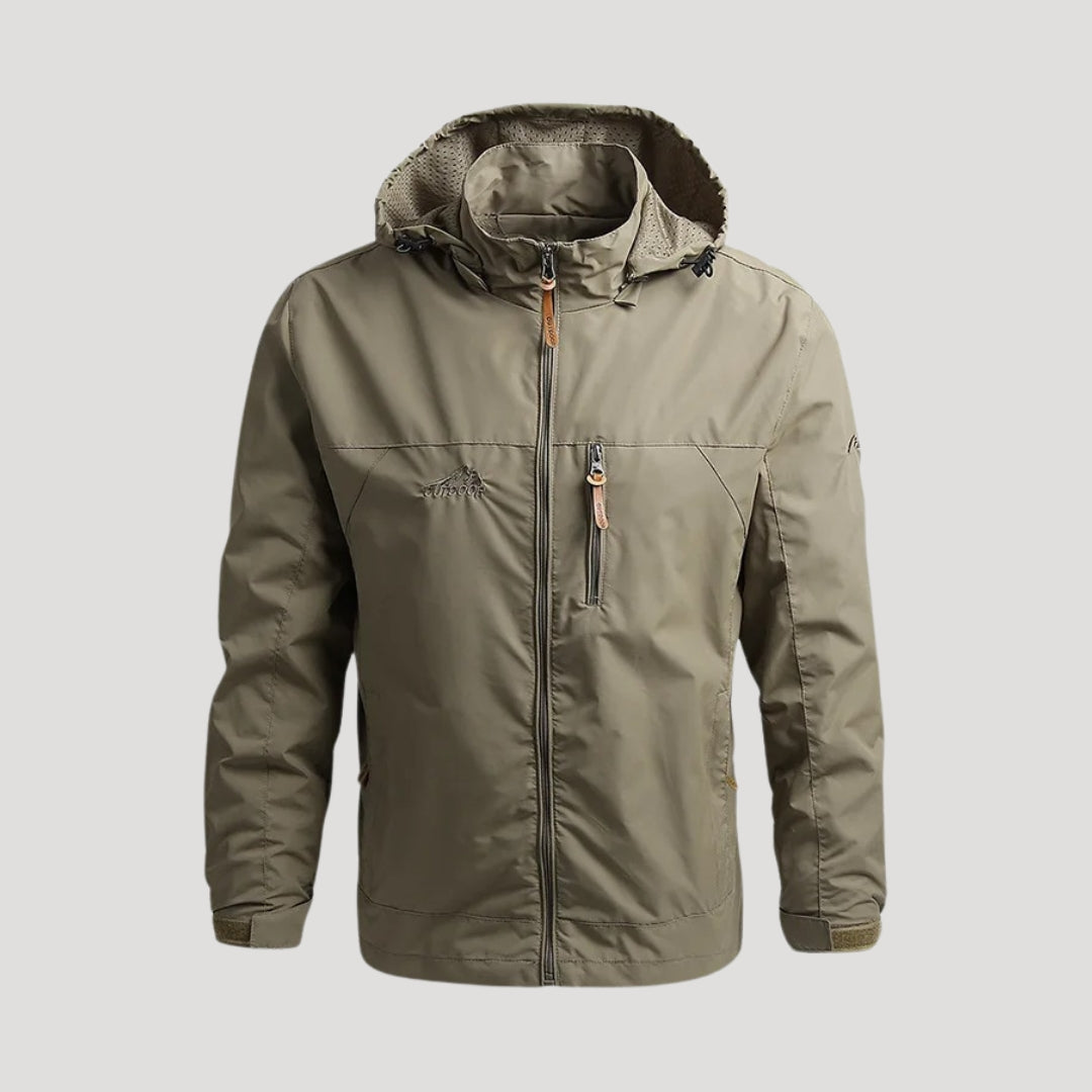 Kurt | Herren Frühlings Outdoor-Kapuzenjacke mit Reißverschluss
