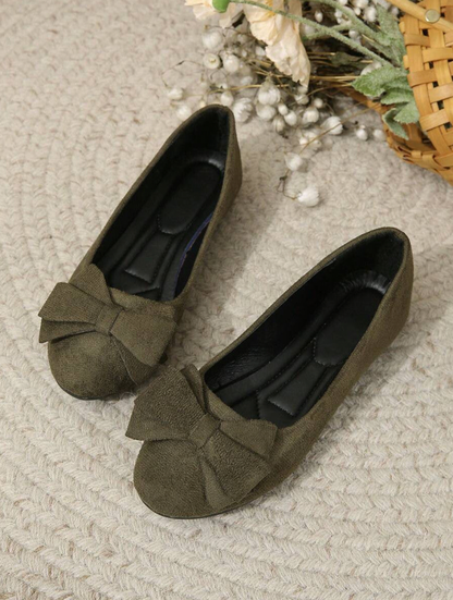 Lena | Damen Stilvolle Ballerinas mit Schleifendetail