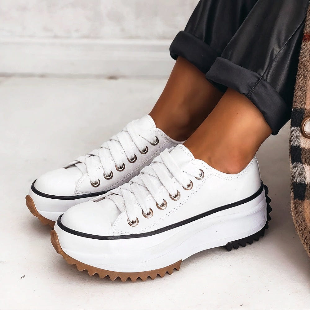 Bettina | Damen Robuste Schnürsneaker