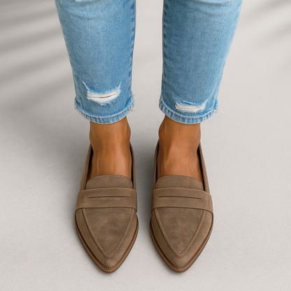 Natalie | Damen Schlanke Bequeme Zehen-Loafer