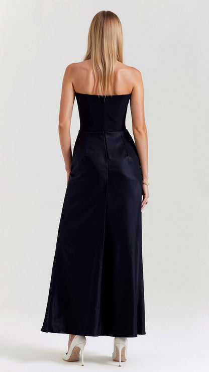 Jacqueline | Damen Säulen Maxi Kleid für Hochzeitsgäste