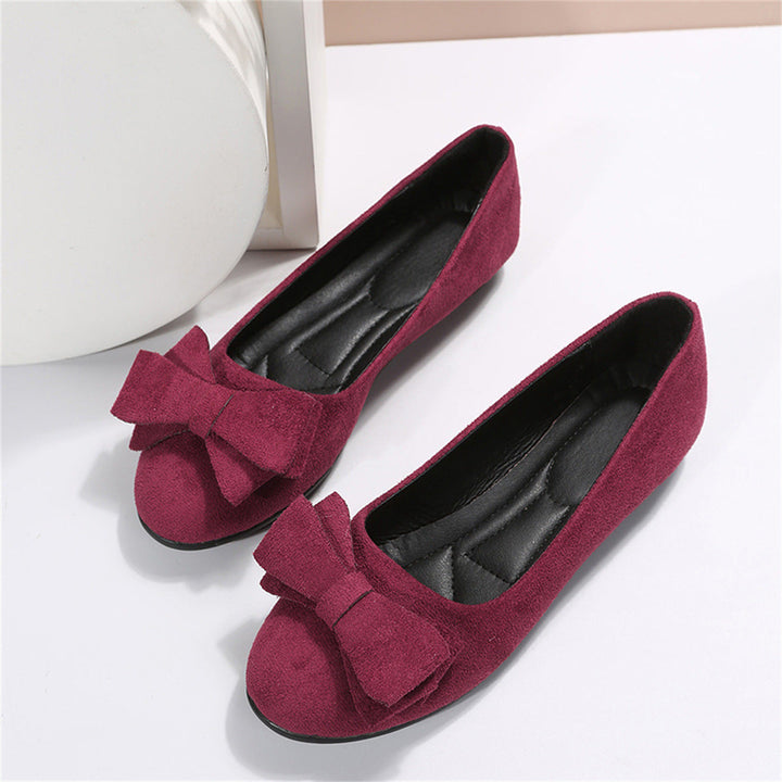Lena | Damen Stilvolle Ballerinas mit Schleifendetail