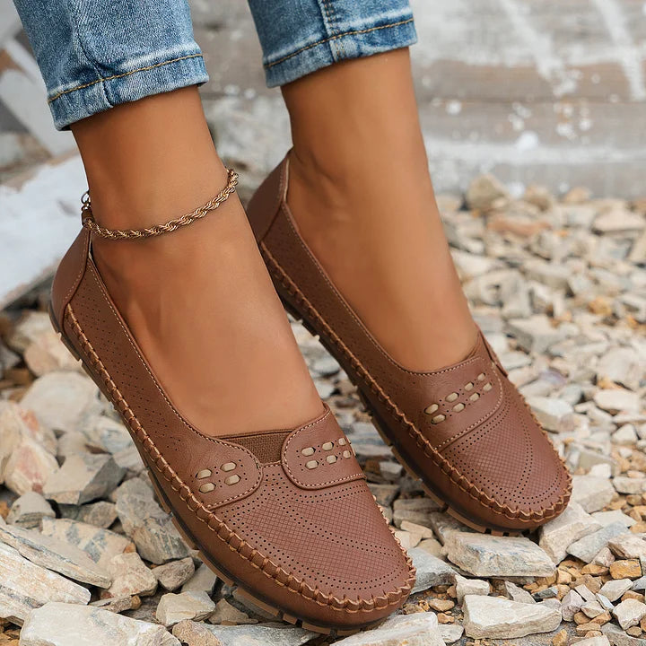 Elisa | Damen Stilvolle Orthopädische Bequeme Slip-On-Schuhe