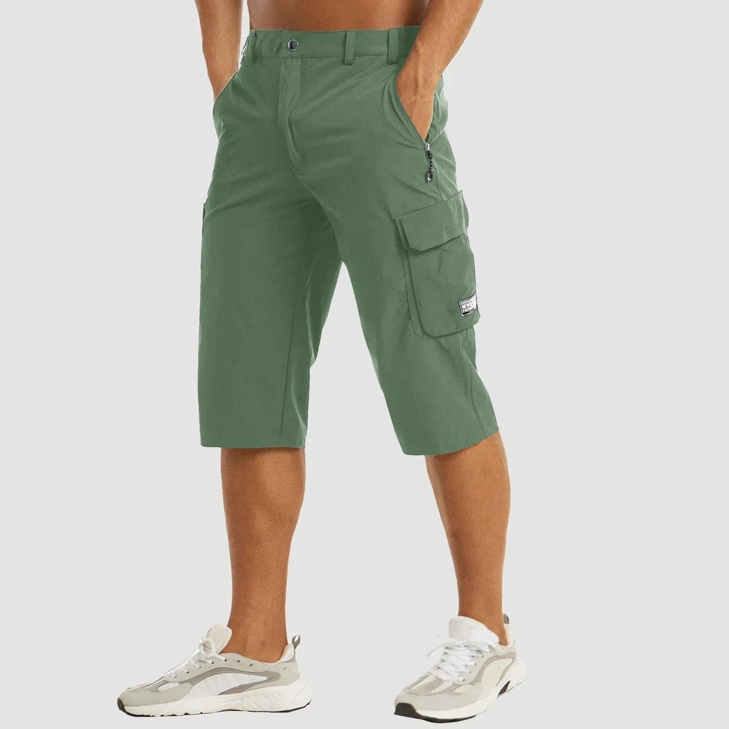 Peter | Herren Knielange Shorts mit Cargotaschen
