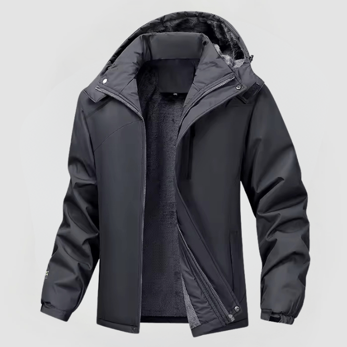 Erik | Herren Stylische Lässige Winterjacke mit Kapuze