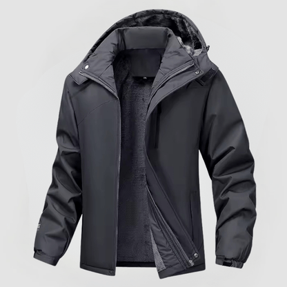 Erik | Herren Stylische Lässige Winterjacke mit Kapuze