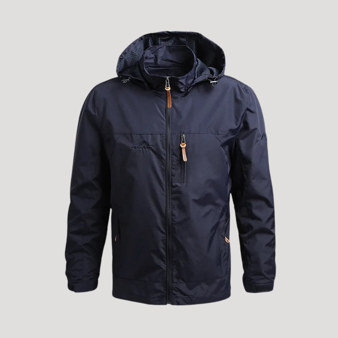 Kurt | Herren Frühlings Outdoor-Kapuzenjacke mit Reißverschluss