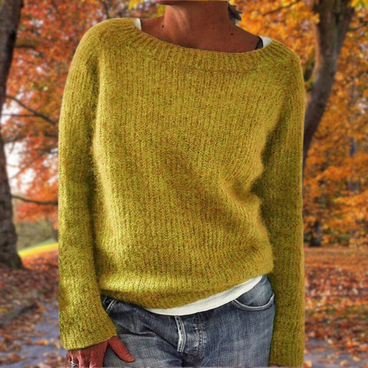 Felicia | Damen Gemütlicher Pullover im Lockeren Herbststil