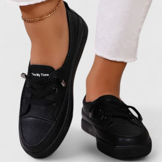 Karin | Damen Klassische Frühlings Schnür-Sneaker