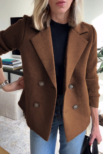Felicia | Damen Blazer mit langen Ärmeln und Knopfleiste vorne