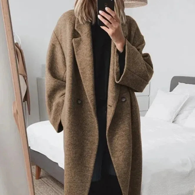 Selina | Damen Übergroßer Winter-Mantel