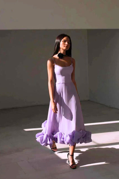 Maria | Damen Charmantes Abend- und Hochzeitsgastkleid