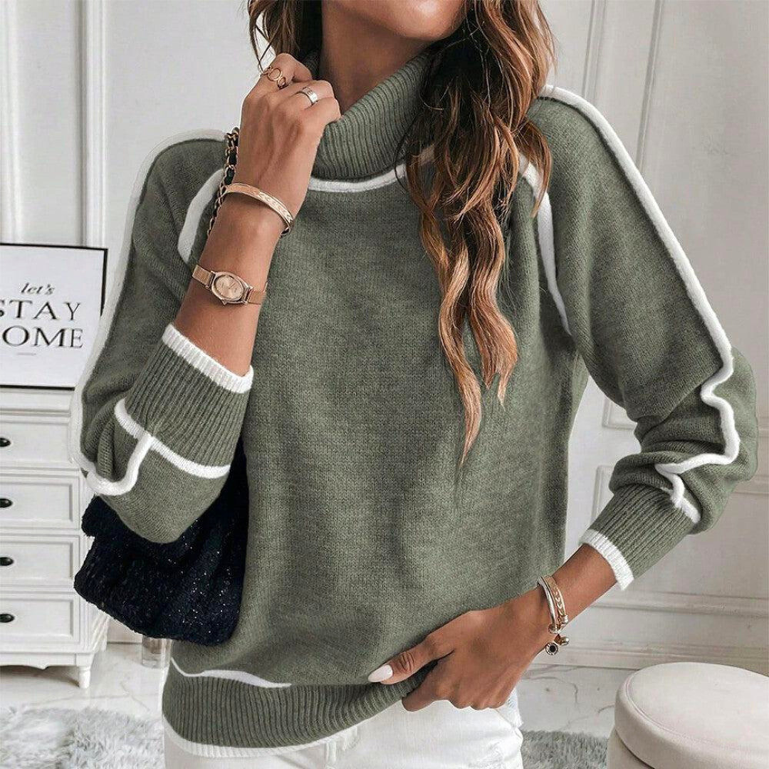 Frieda | Lässiger Damen-Frühlings-Strickpullover