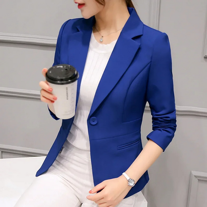 Marie | Damen Klassischer Ein-Knopf-Winterblazer