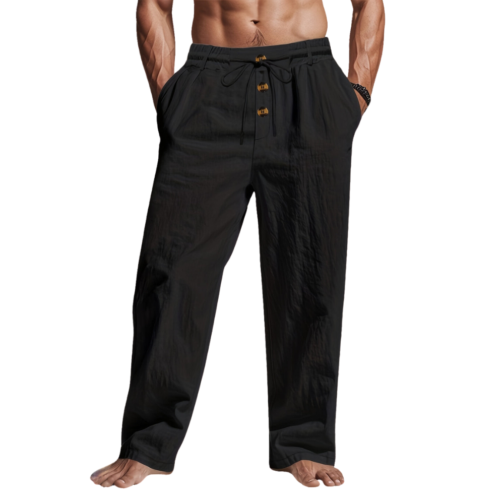 Daniel | Herren Frühlings Lässige Hose mit Kordelzug