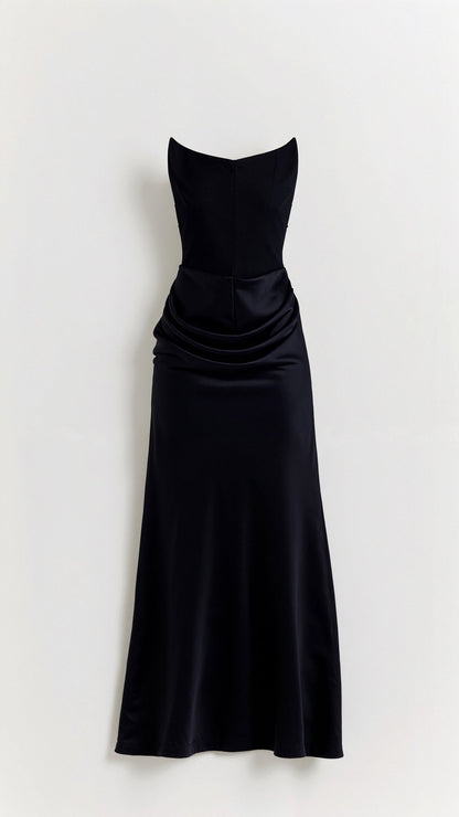 Jacqueline | Damen Säulen Maxi Kleid für Hochzeitsgäste