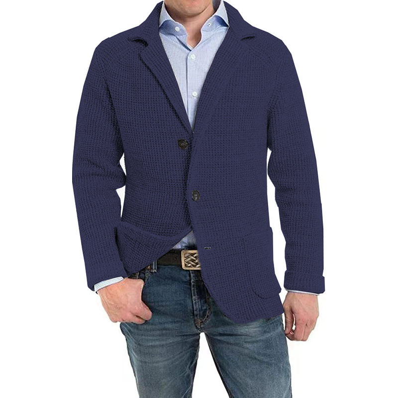 Adrian | Herren Herbst Strickcardigan in Regulärer Passform