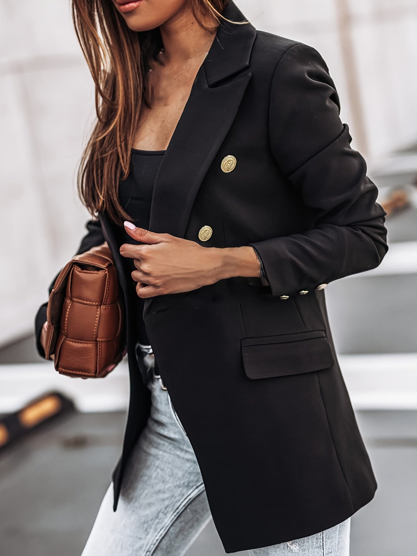Isabella | Damen-Winterblazer mit tailliertem Schnitt und Langarm