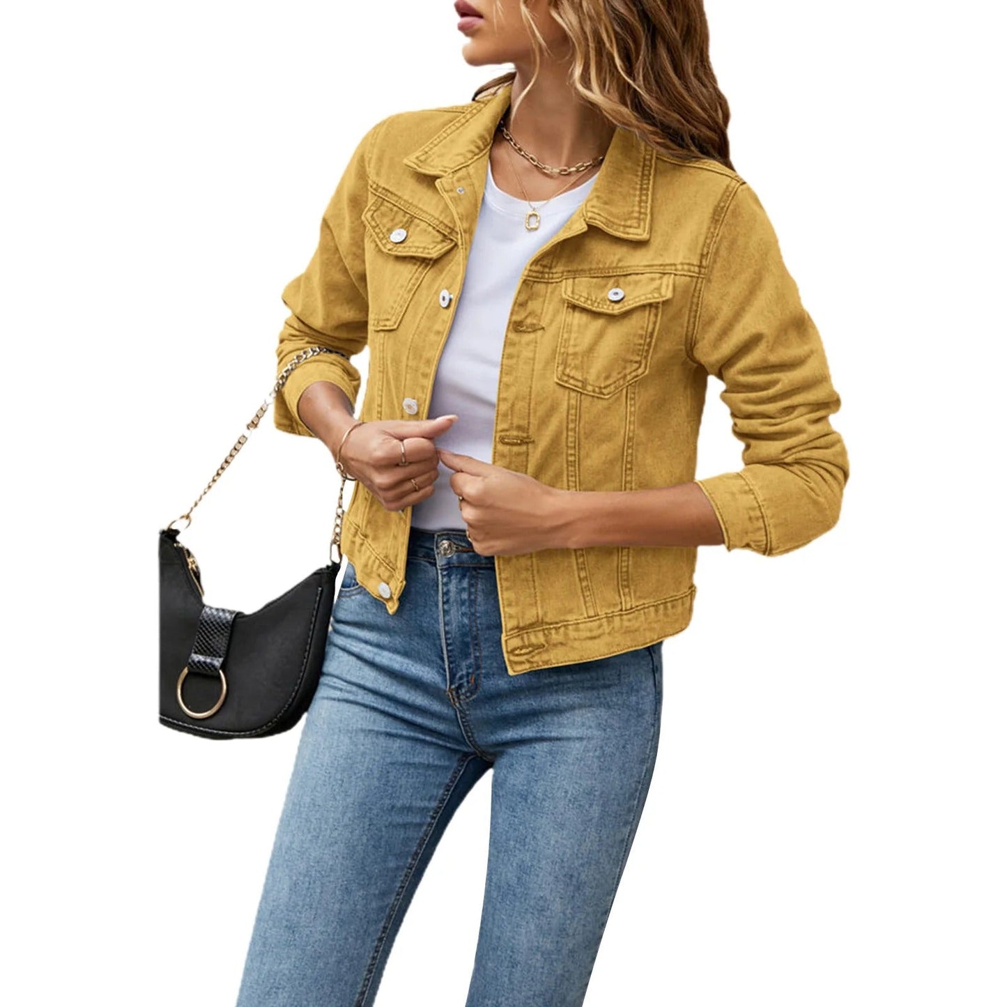 Johanna | Damen Freizeitjacke mit Knopfleiste vorne