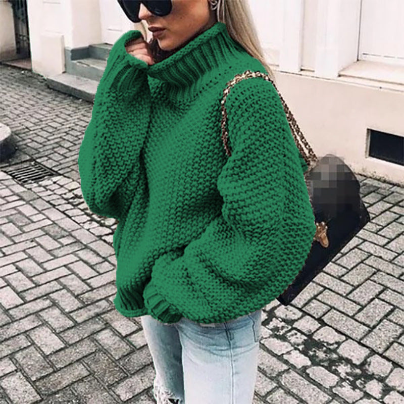 Natascha | Damen Übergroßer Rollkragenpullover