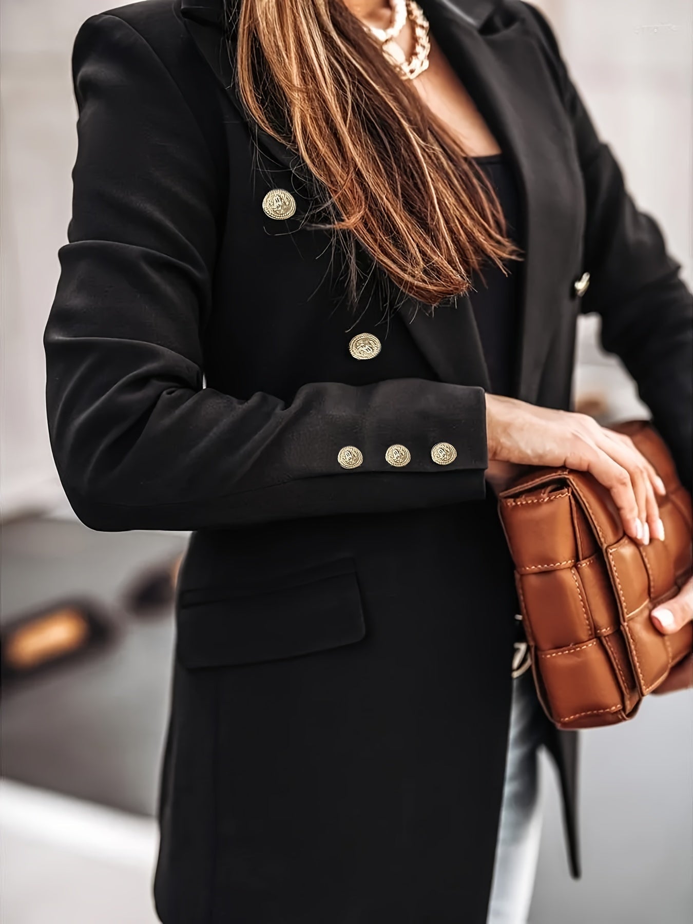 Isabella | Damen-Winterblazer mit tailliertem Schnitt und Langarm