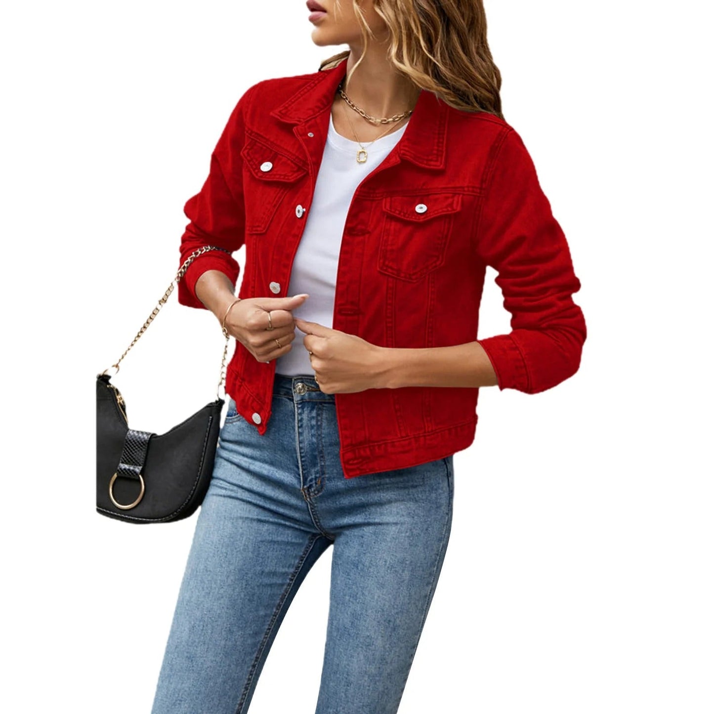 Johanna | Damen Freizeitjacke mit Knopfleiste vorne