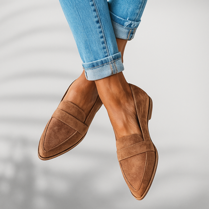 Natalie | Damen Schlanke Bequeme Zehen-Loafer