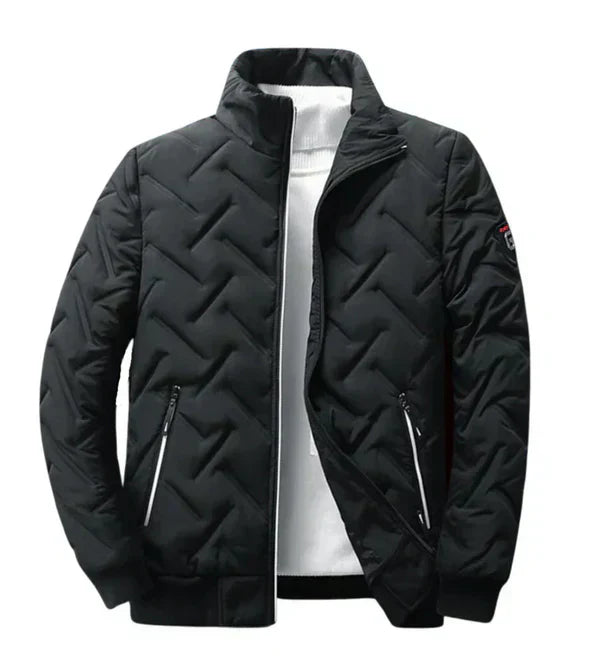 Patrick | Herren Gestepptes Freizeitjacke mit Reißverschluss vorne