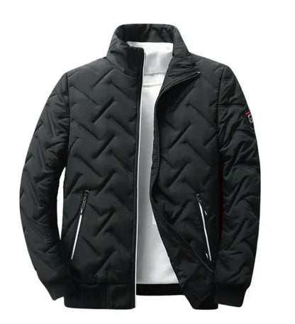 Patrick | Herren Gestepptes Freizeitjacke mit Reißverschluss vorne