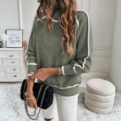 Frieda | Lässiger Damen-Frühlings-Strickpullover