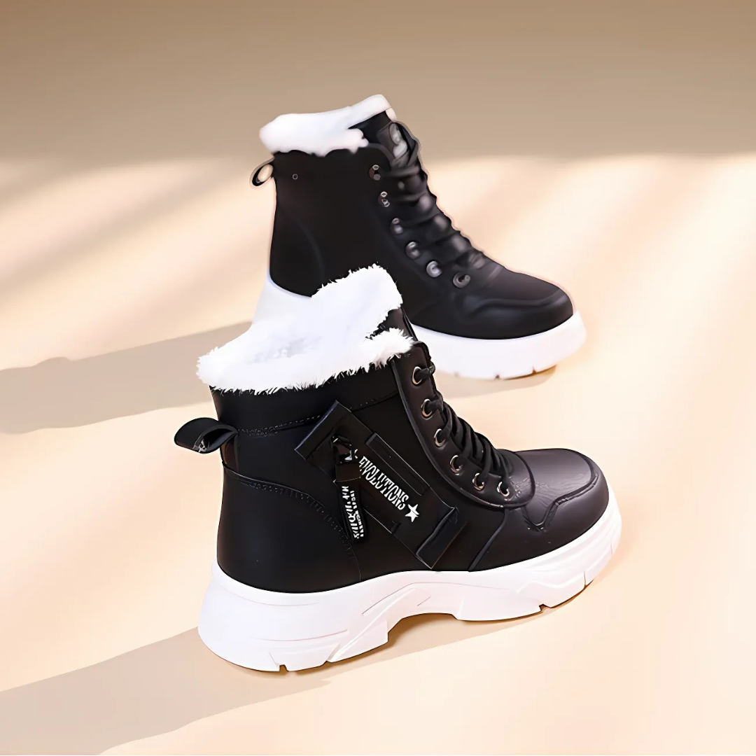 Edith | Damen Stiefel mit dicker Sohle und Komfort-Passform