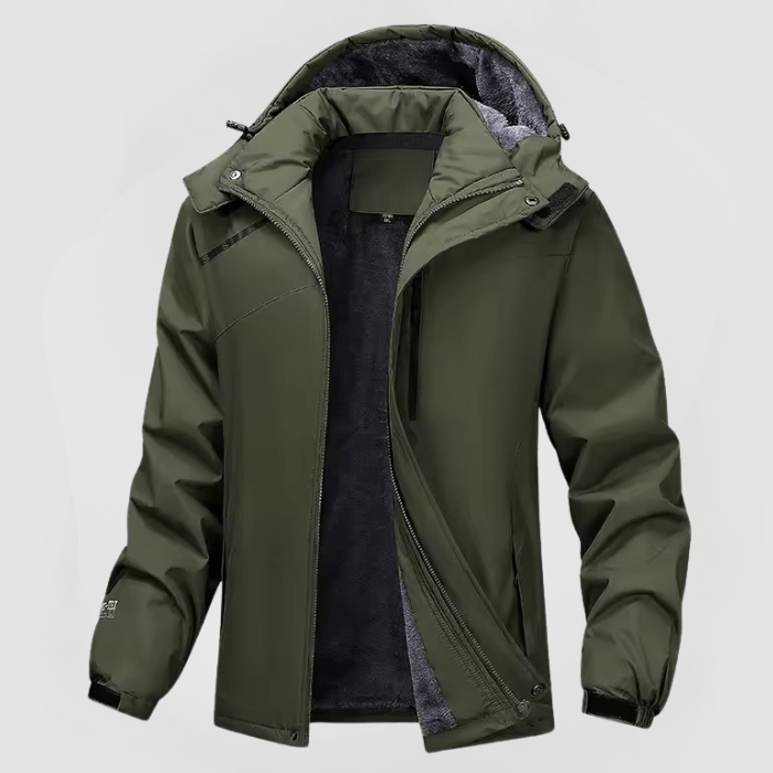 Erik | Herren Stylische Lässige Winterjacke mit Kapuze