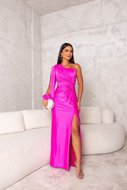 Jasmin | Damen Abendkleid mit Einem Schulterträger