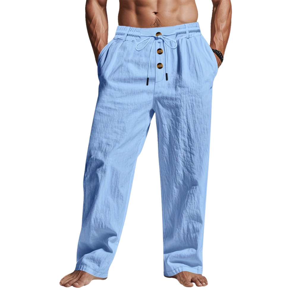 Daniel | Herren Frühlings Lässige Hose mit Kordelzug