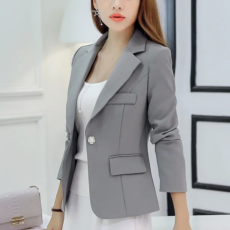 Marie | Damen Klassischer Ein-Knopf-Winterblazer
