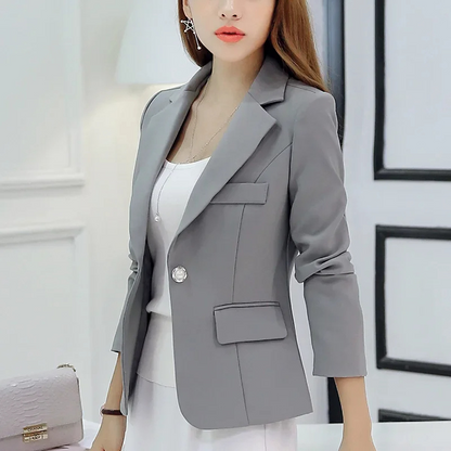 Marie | Damen Klassischer Ein-Knopf-Winterblazer