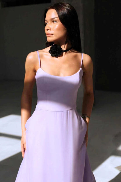Maria | Damen Charmantes Abend- und Hochzeitsgastkleid