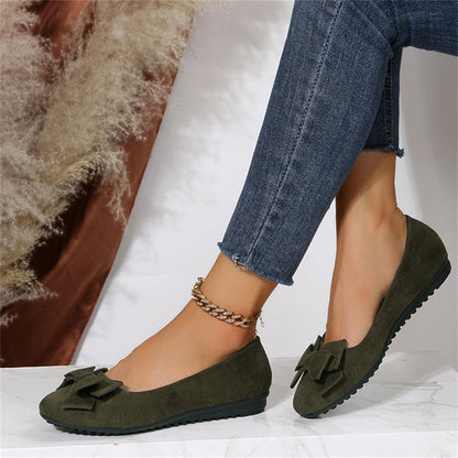 Lena | Damen Stilvolle Ballerinas mit Schleifendetail