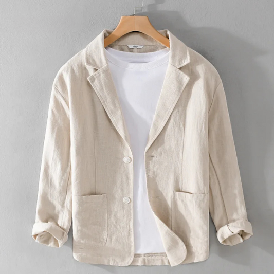 Armin | Herren Klassische Lässige Jacke mit Offener Vorderseite