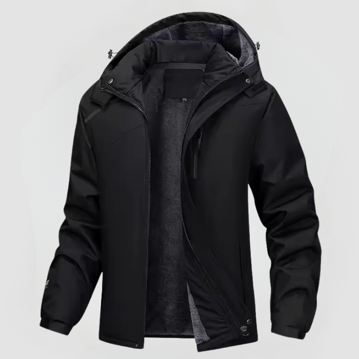 Erik | Herren Stylische Lässige Winterjacke mit Kapuze