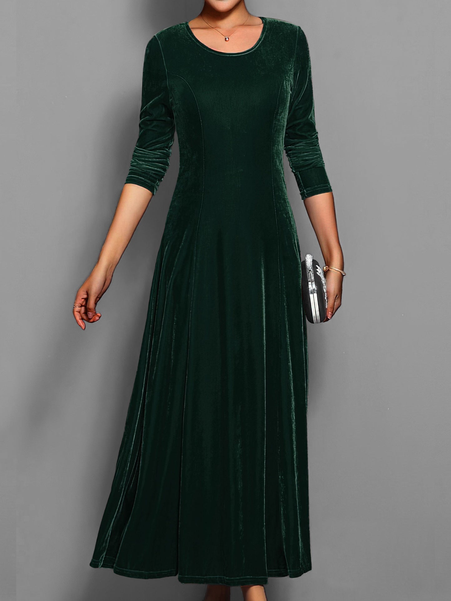 Elfriede | Damen-Langes formelles Kleid im klassischen Stil