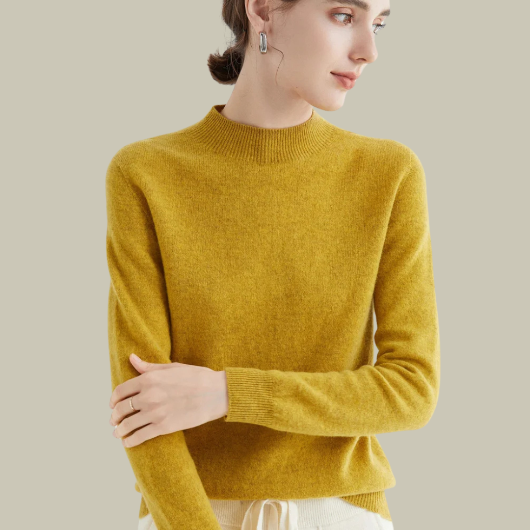 Stefanie | Damen Klassischer Winter-Strickpullover