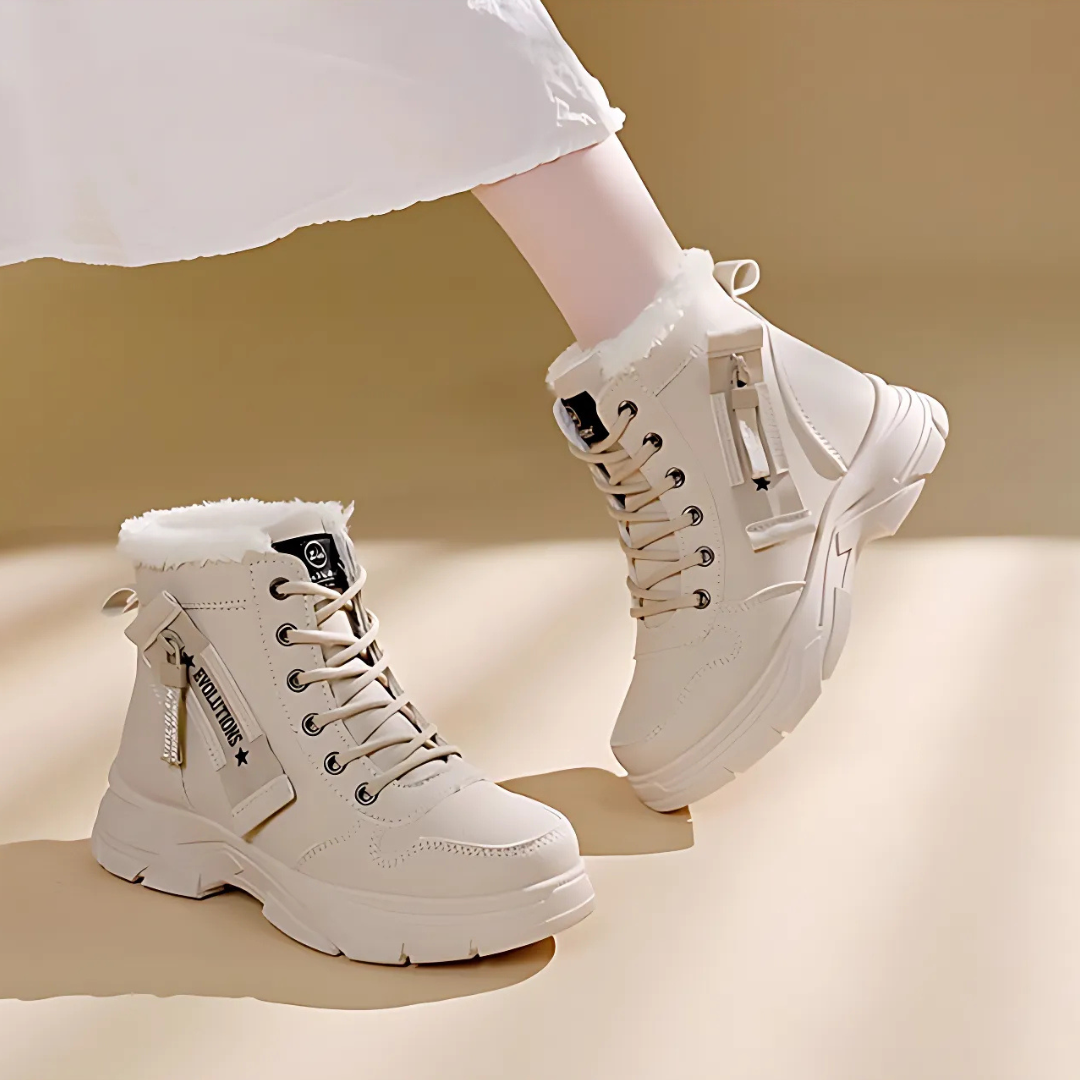 Edith | Damen Stiefel mit dicker Sohle und Komfort-Passform