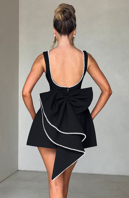 Isabella | Damen Strukturiertes Mini Kleid für Hochzeitsgäste