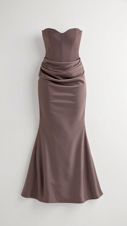 Jacqueline | Damen Säulen Maxi Kleid für Hochzeitsgäste