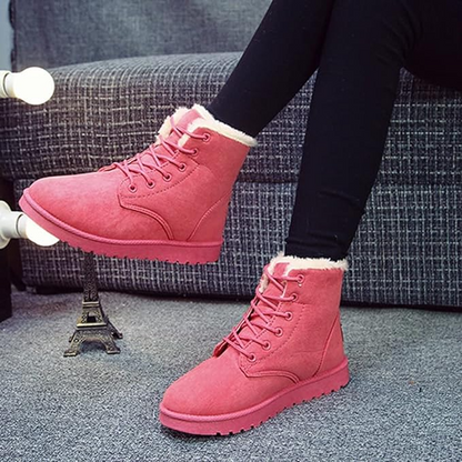 Katharina | Damen Gemütliche Winterstiefel mit Kunstfellfutter