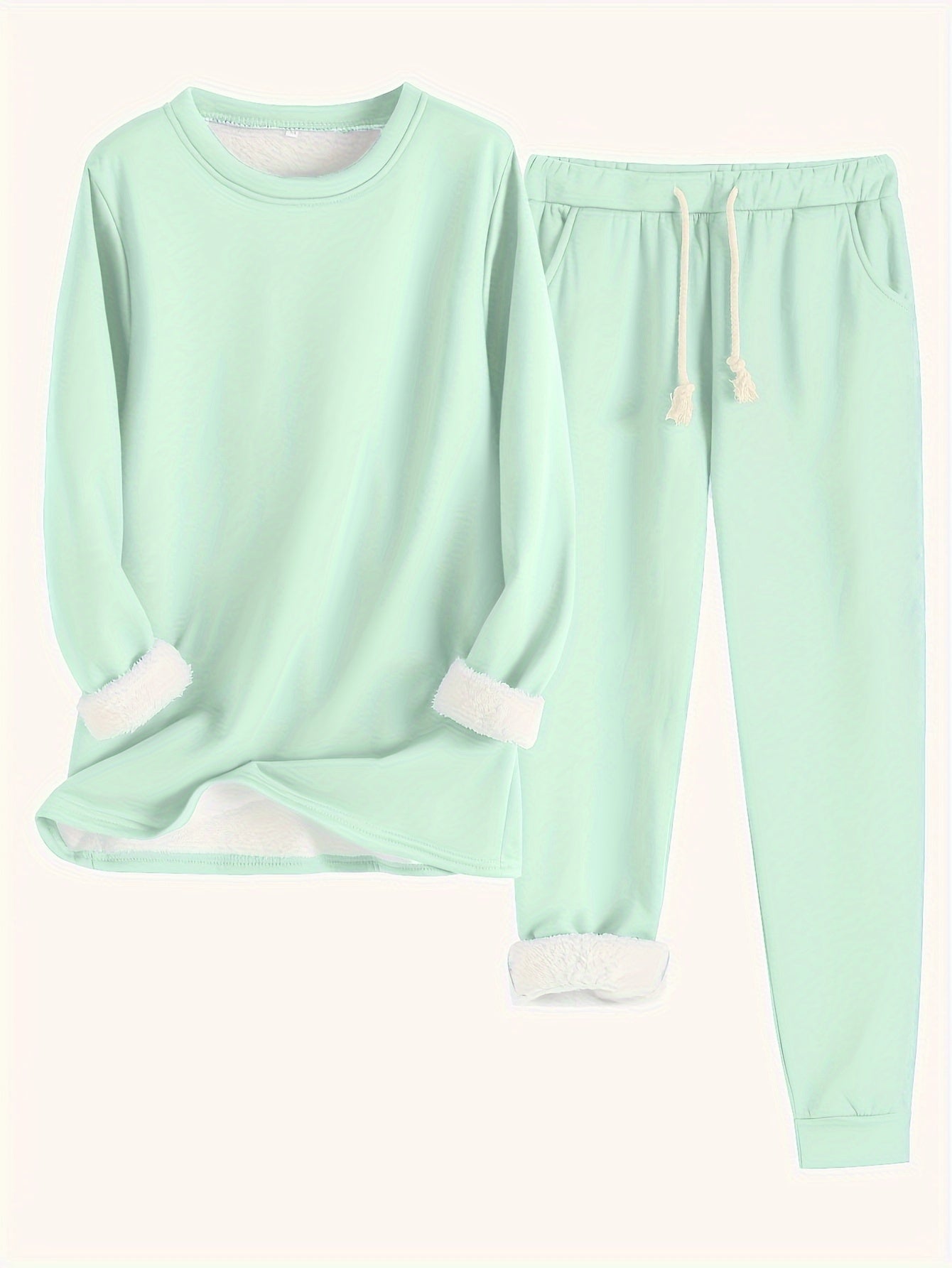 Gabriela | Damen Lässiges Winter-Loungewear-Set