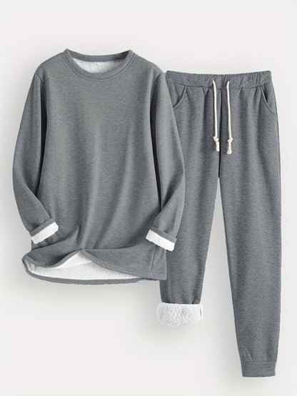Gabriela | Damen Lässiges Winter-Loungewear-Set